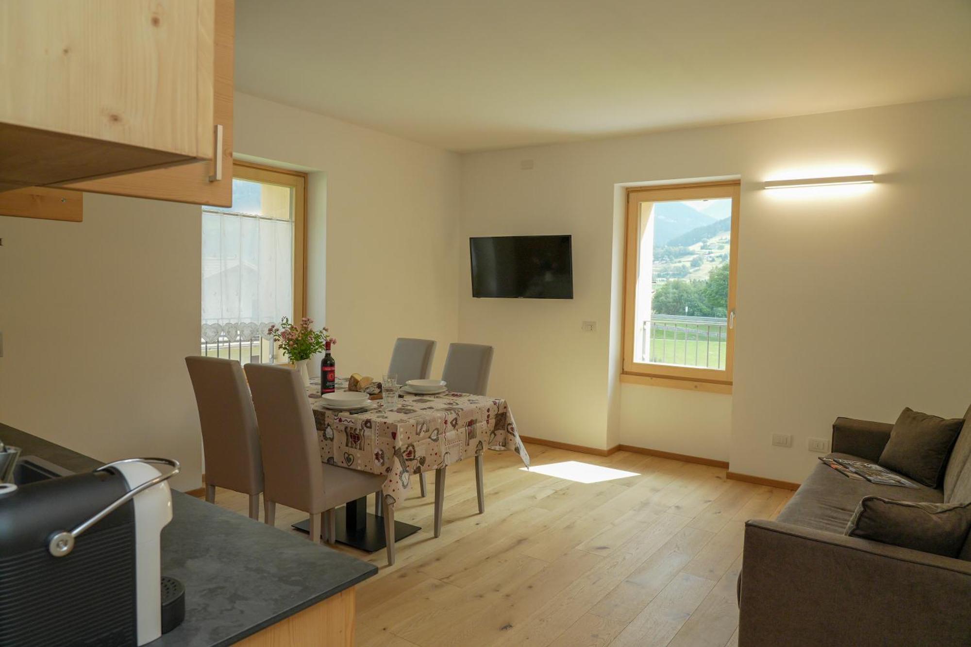 Alpinebike Apartment Santa Lucia  ภายนอก รูปภาพ